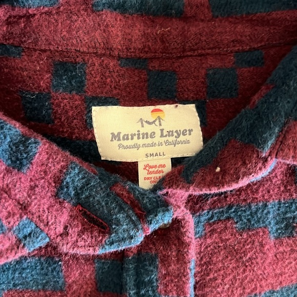 Marine Layer Fleece Button Down - Picture 2 of 3